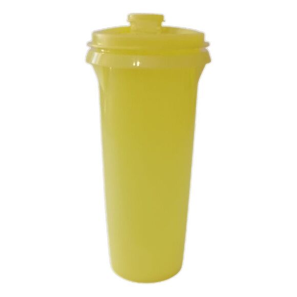 Tupperware Beverage Buddy Yellow Pitcher 792-7 Vintage Store & Pour 1 Quart - Picture 12 of 16